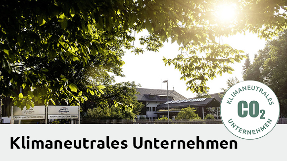 Co2-Neutral - Avery Zweckform ist seit 2020 zertifiziert klimaneutral und verwendet schon seit 2014 ausschließlich Ökostrom und -gas.  